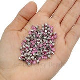 Premium Rhinestone Clasp Cup - 3MM | Rose