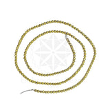 Crystal Bicone Round Beads Line | 2MM | Rainbow Grey 10 Lines | Per Line Approx 180 Pieces | Total Approx 1800 Pieces