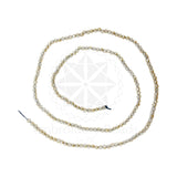 Crystal Bicone Round Beads Line | 2MM | Rainbow Grey 10 Lines | Per Line Approx 180 Pieces | Total Approx 1800 Pieces