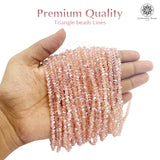 Crystal Bicone Triangle Beads Line | 4MM | Navy Blue 7 Lines | Per Line Approx 120 Pieces | Total Approx 840 Pieces