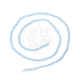 Crystal Bicone Round Beads Line | 2MM | Sky Blue 12 Lines | Per Line Approx 180 Pieces | Total Approx 2160 Pieces