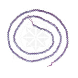 Crystal Bicone Round Beads Line | 2MM | Grey 20 Lines | Per Line Approx 180 Pieces | Total Approx 3600 Pieces