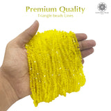 Crystal Bicone Triangle Beads Line | 4MM | Navy Blue 7 Lines | Per Line Approx 120 Pieces | Total Approx 840 Pieces