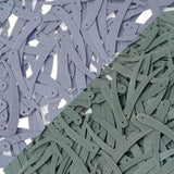 Sword Shape Matte Sequins 34x5mm, 200 Grams - Olive Night + Dark Brown