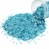 Hologram Flat Round Sequins 3mm - Bottle Green