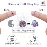 Premium Rhinestone Clasp Cup - 3MM | Lavender