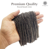 Crystal Bicone Round Beads Line | 2MM | Brown 12 Lines | Per Line Approx 180 Pieces | Total Approx 2160 Pieces