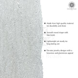 Crystal Bicone Triangle Beads Line | 4MM | White 7 Lines | Per Line Approx 120 Pieces | Total Approx 840 Pieces