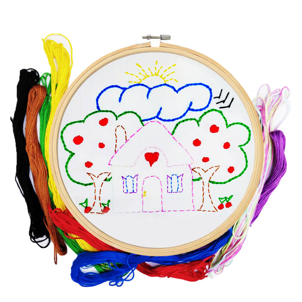DIY Embroidery kits House
