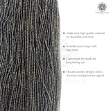 Crystal Bicone Round Beads Line | 2MM | Brown 12 Lines | Per Line Approx 180 Pieces | Total Approx 2160 Pieces