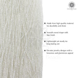 Crystal Bicone Round Beads Line | 2MM | Rainbow White 7 Lines | Per Line Approx 180 Pieces | Total Approx 1260 Pieces