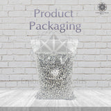 Premium Rhinestone Clasp Cup - 4MM | Silver