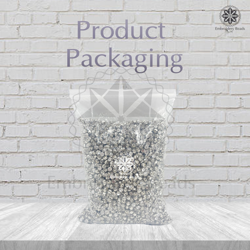 Premium Rhinestone Clasp Cup - 4MM | Silver