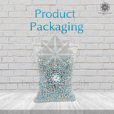 Premium Rhinestone Clasp Cup - 8MM | Aquamarine