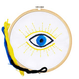 DIY Embroidery kit Combo of Evil Eye / Unicorn / Flower