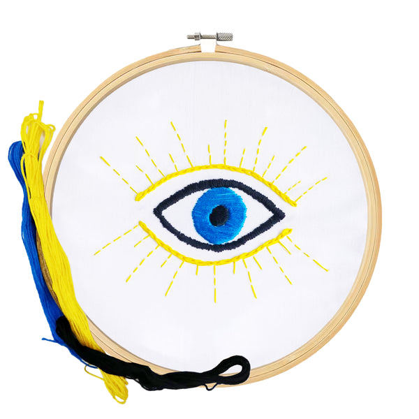 DIY Embroidery Kit Evil Eye