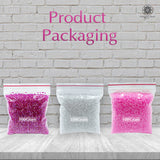 Miyuki Microcut Glass Beads Luster 1mm, Rembo Pink+Beby Pink+White, 300 Grams