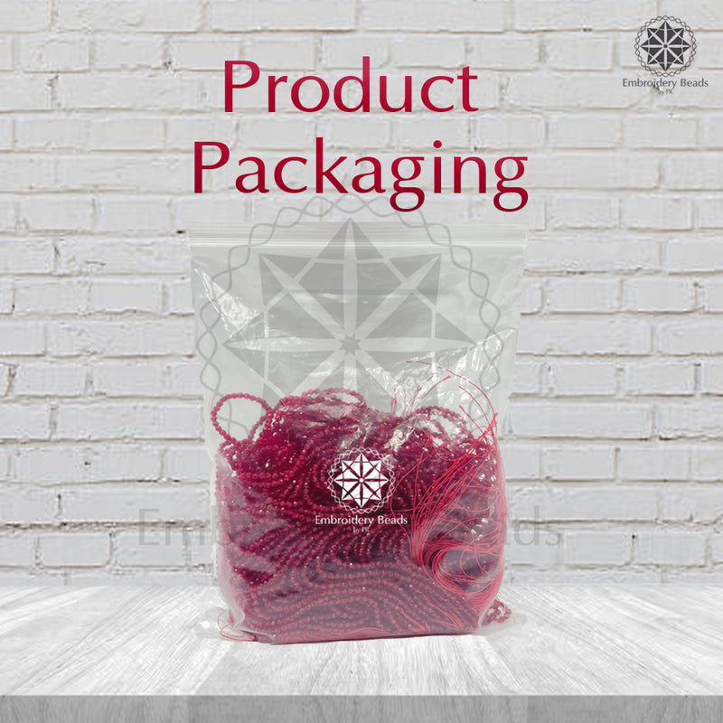 Crystal Bicone Round Beads Line | 2MM | Maroon 20 Lines | Per Line Approx 180 Pieces | Total Approx 3600 Pieces