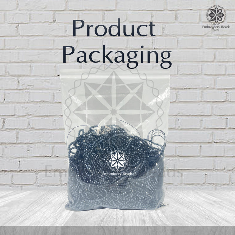 Crystal Bicone Round Beads Line | 2MM | Dark Navy 20 Lines | Per Line Approx 180 Pieces | Total Approx 3600 Pieces