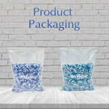 Twisted Metallic Cylinder Shape Beads Mix 10mm, Blue+Dark Blue (400 Pieces) Making Embroidery Craft DIY Work Jewellery