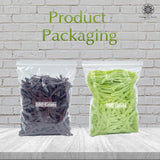 Sword Shape Matte Sequins 34x5mm, 200 Grams - Dark Brown + Shadow Lime