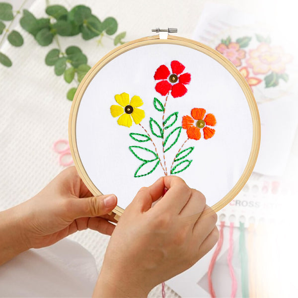 DIY Embroidery kits Flowers