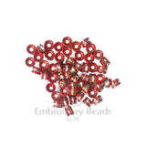 Ring Shape Beads Red