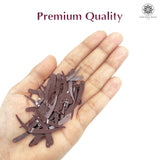 Sword Shape Flat Opaque Sequins 34x5mm, 100 Grams - Coffee