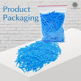 Sword Shape Flat Opaque Sequins 34x5mm, 100 Grams - Blue