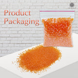 Miyuki Microcut Glass Beads Luster 1mm, Orange