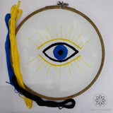DIY Embroidery Kit Combo of Evil Eye / Unicorn / Unicorn Face
