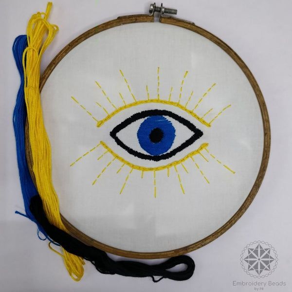 DIY Embroidery Kit Evil Eye