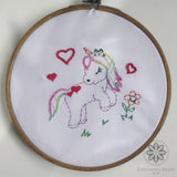 DIY Embroidery kit Combo of Unicorn/ Flower / House