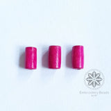 Cylindrical Beads Pink