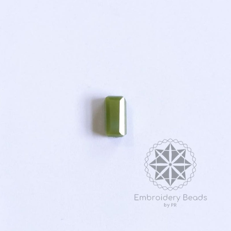 Rectangle Tube Green 4*6mm ( SN-223 5 )