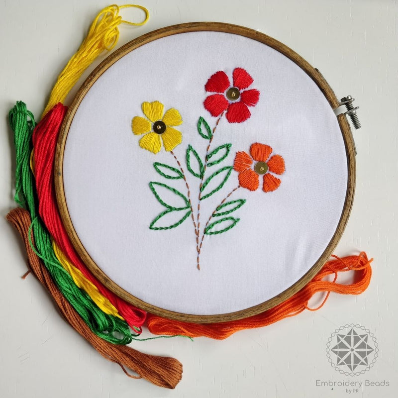 DIY Embroidery kits Flowers