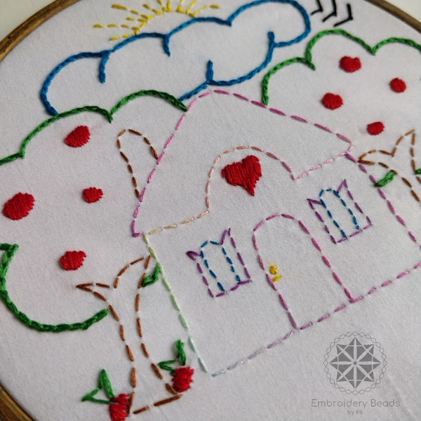 DIY Embroidery kits House