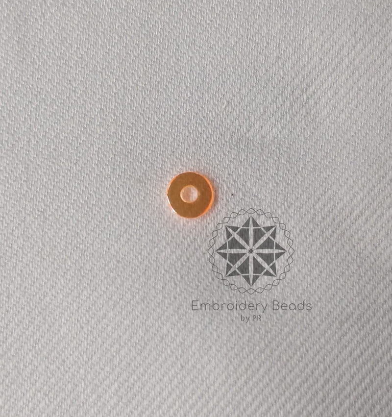 Round Sequins Neon Orange