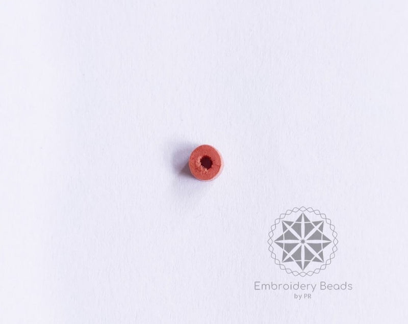 Cylindrical Beads Peach