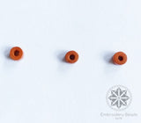 Cylindrical Beads Orange 4mm