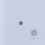 Kidney Beans Shape Beads White Cream