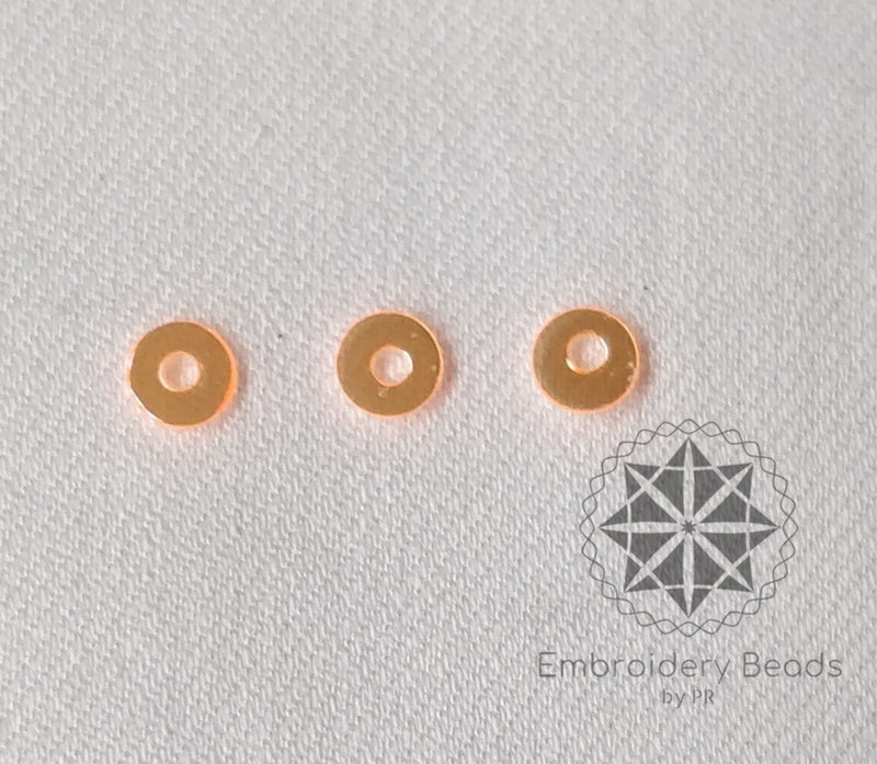Round Sequins Neon Orange