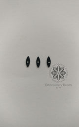 Eye Shape Sequins Black