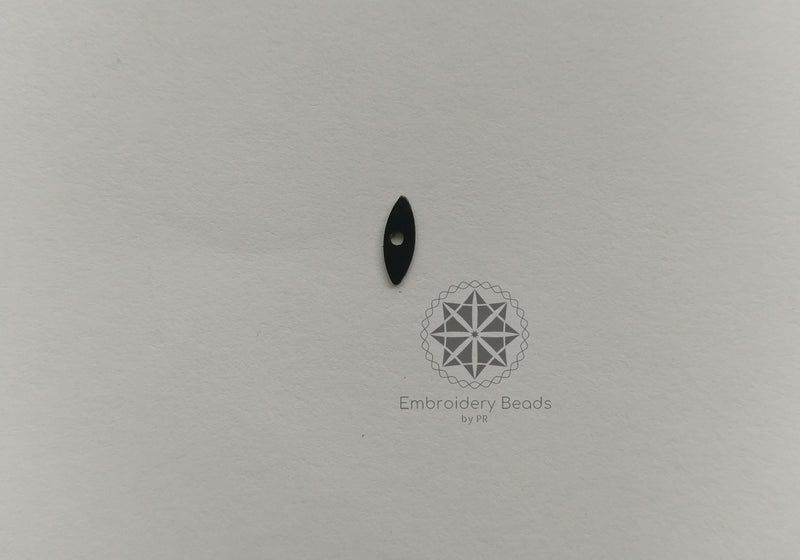 Eye Shape Sequins Black