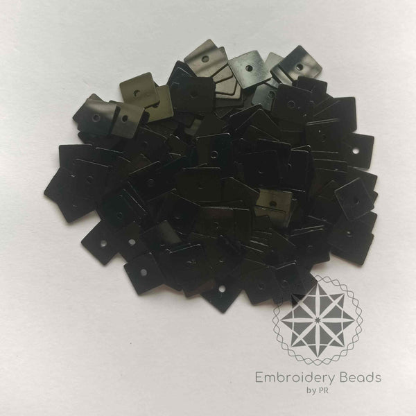 Square Sequins Black 4mm