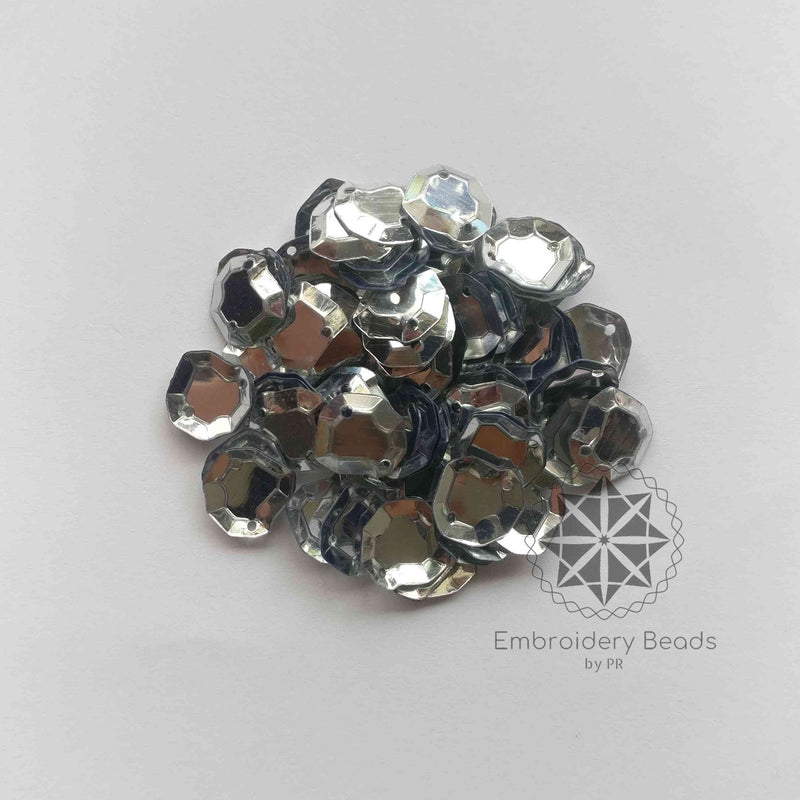 Fancy Sequins Silver