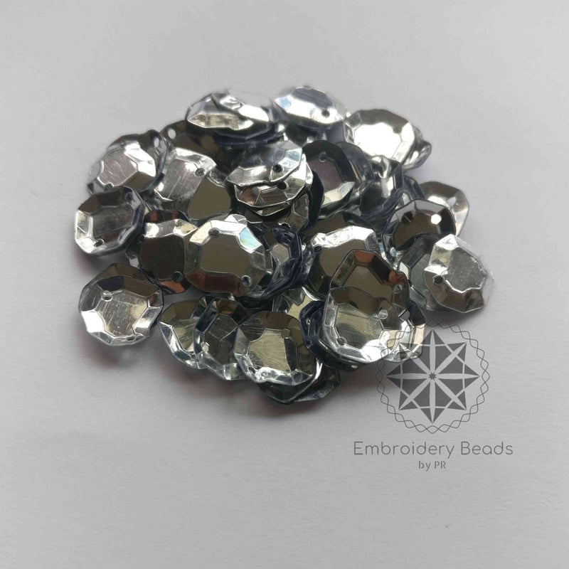 Fancy Sequins Silver