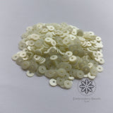 Round Sequins Off White