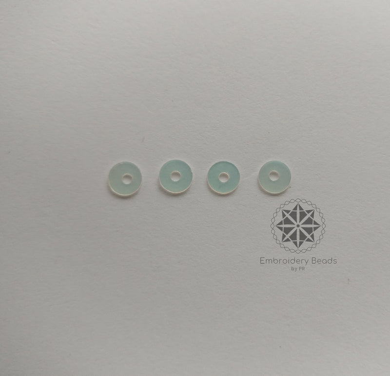 Round Sequins Off White