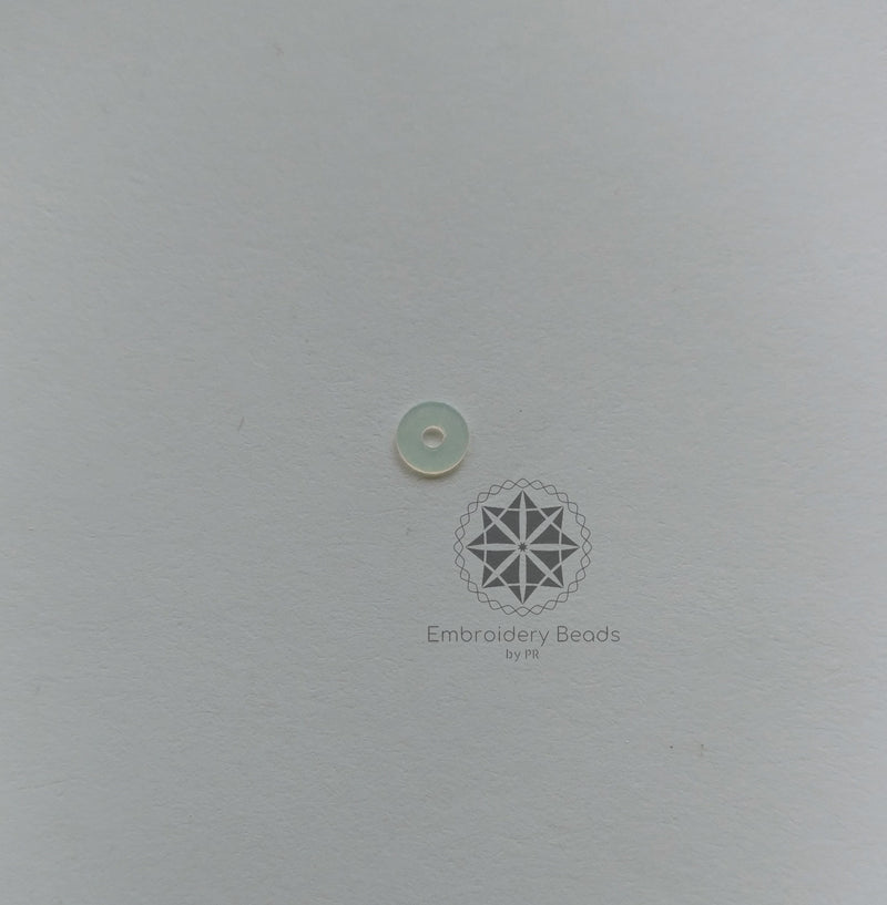 Round Sequins Off White